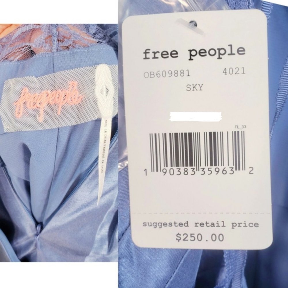 $250 NWT FREE PEOPLE x REVOLVE Lace Romper Dress - Picture 4 of 13